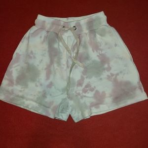 NWT Tularosa purple and grey xxs sweatshort.